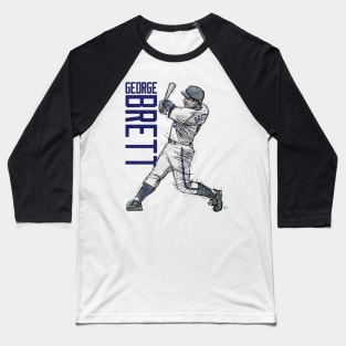 George Brett Kansas City Sketch Baseball T-Shirt